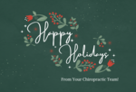 Happy Holidays form your Chiropractor 